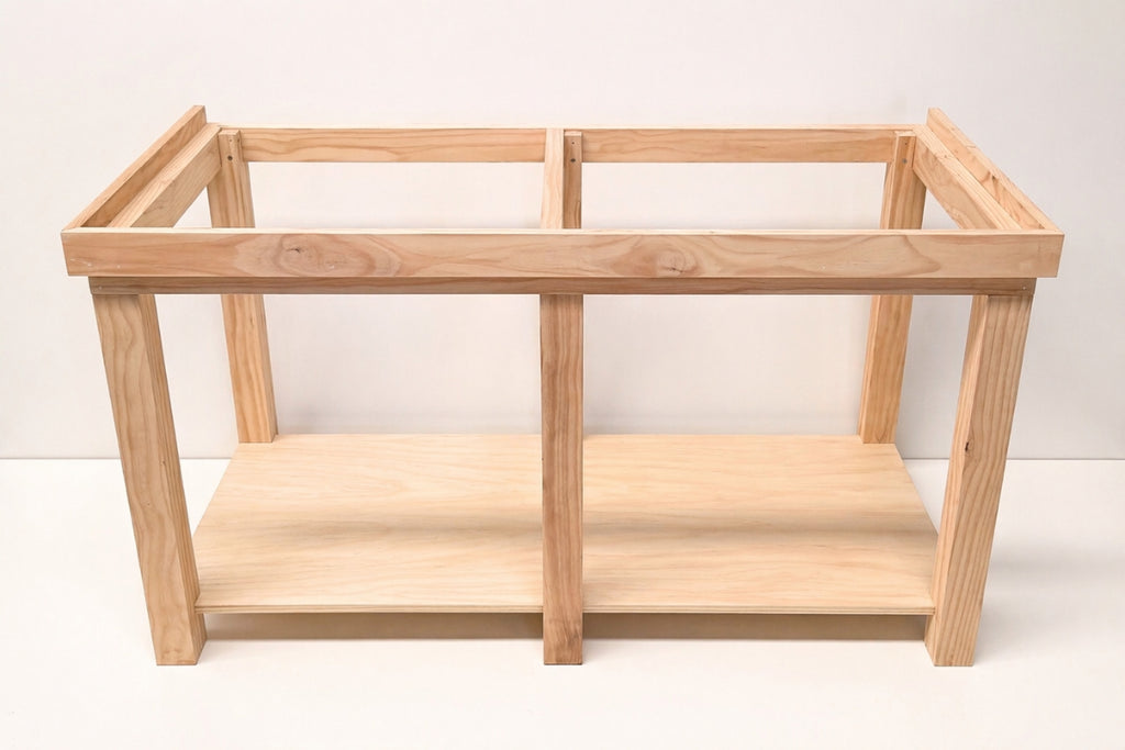 Open Timber Aquarium Stand for 4ft x 18" x 18" - 2'