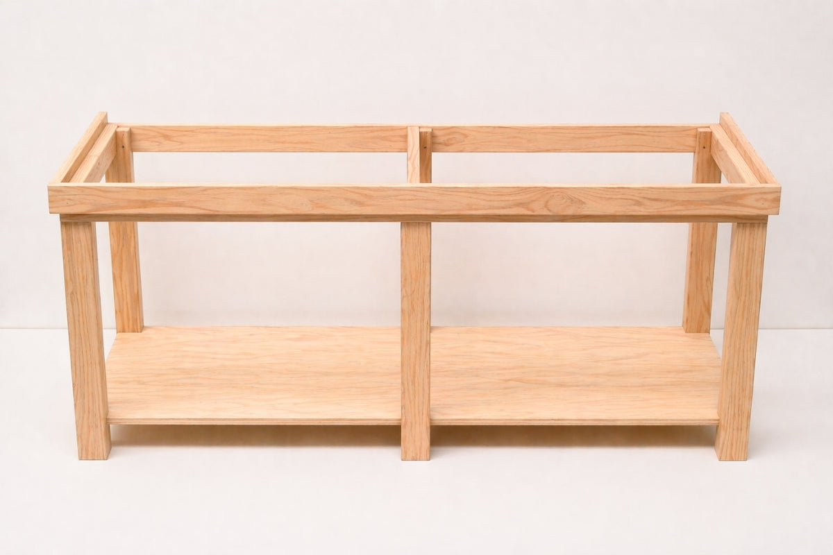 Open Timber Aquarium Stand for 5ft x 18" x 2'