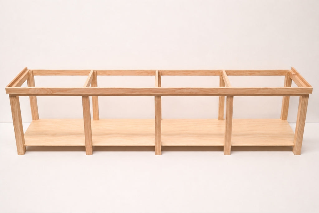 Open Timber Aquarium Stand for 8ft x 2' x 2'